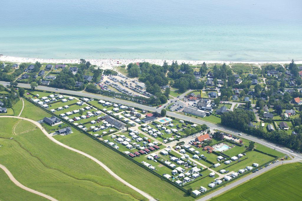 Luftfoto Saksild Strand